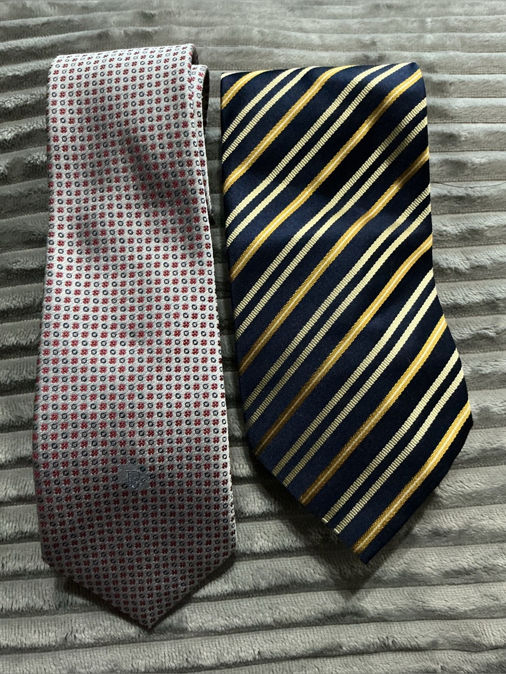 Two Ties: ChristianDior & OscarDeLaRenta